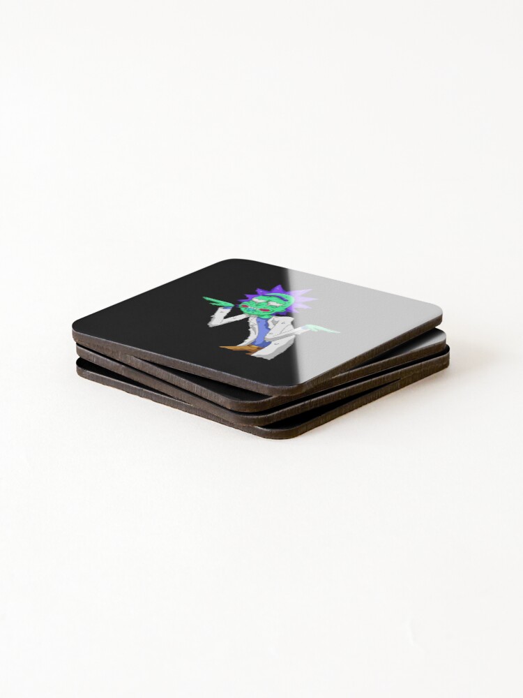 Alternate view of Copy of rick and morty get schwifty Coasters (Set of 4)