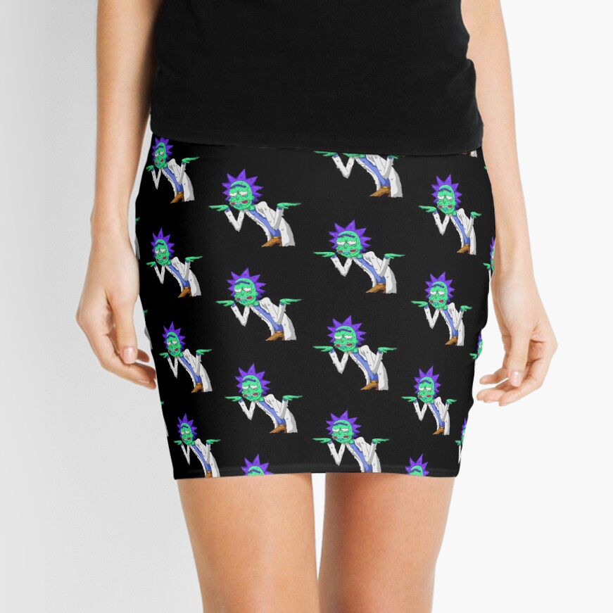 Copy of rick and morty get schwifty Mini Skirt