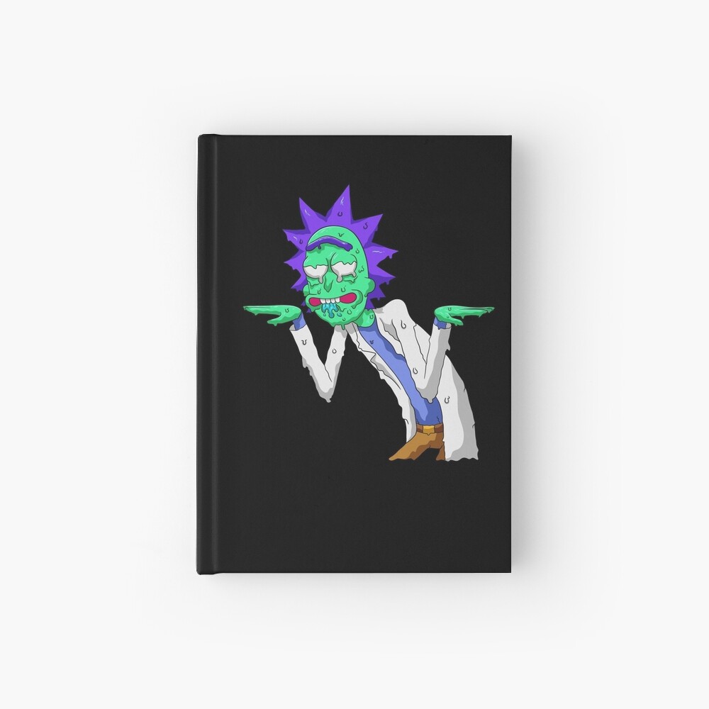 Copy of rick and morty get schwifty Hardcover Journal