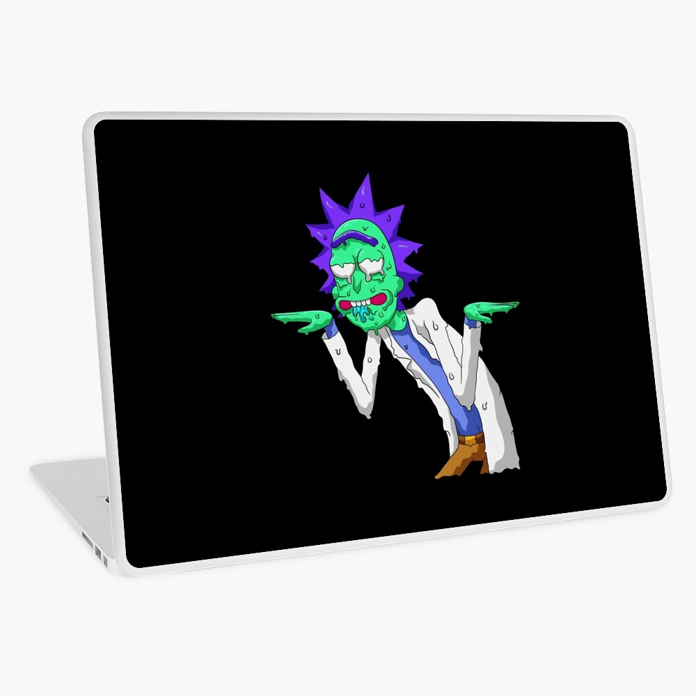 Copy of rick and morty get schwifty Laptop Skin