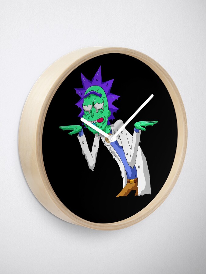 Alternate view of Copy of rick and morty get schwifty Clock