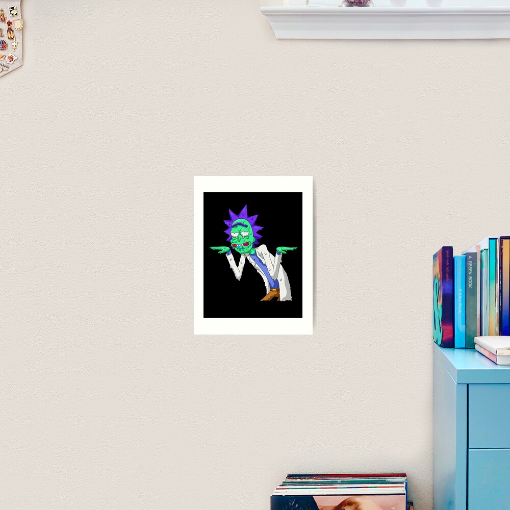 Copy of rick and morty get schwifty Art Print
