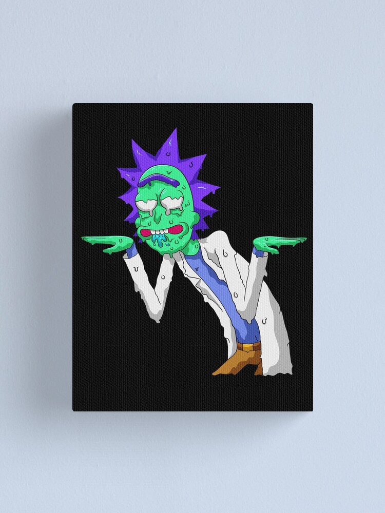 Alternate view of Copy of rick and morty get schwifty Canvas Print