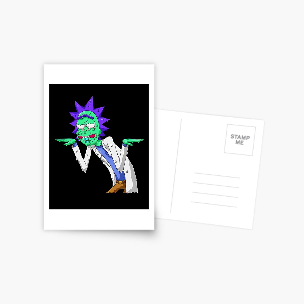Copy of rick and morty get schwifty Postcard