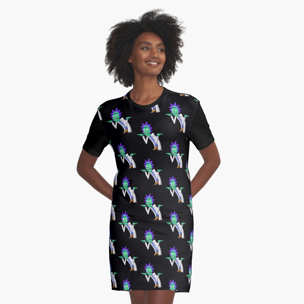 Copy of rick and morty get schwifty Graphic T-Shirt Dress