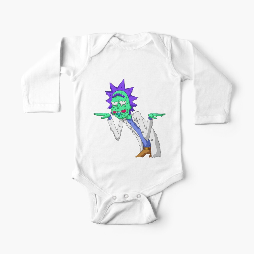 Copy of rick and morty get schwifty Baby One-Piece