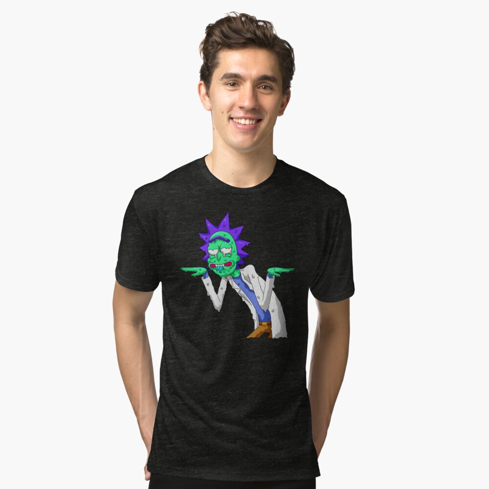 Copy of rick and morty get schwifty Tri-blend T-Shirt