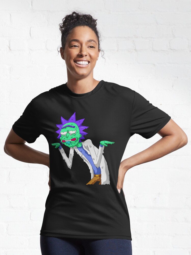 Alternate view of Copy of rick and morty get schwifty Active T-Shirt