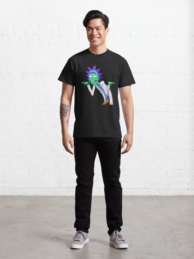 Alternate view of Copy of rick and morty get schwifty Classic T-Shirt