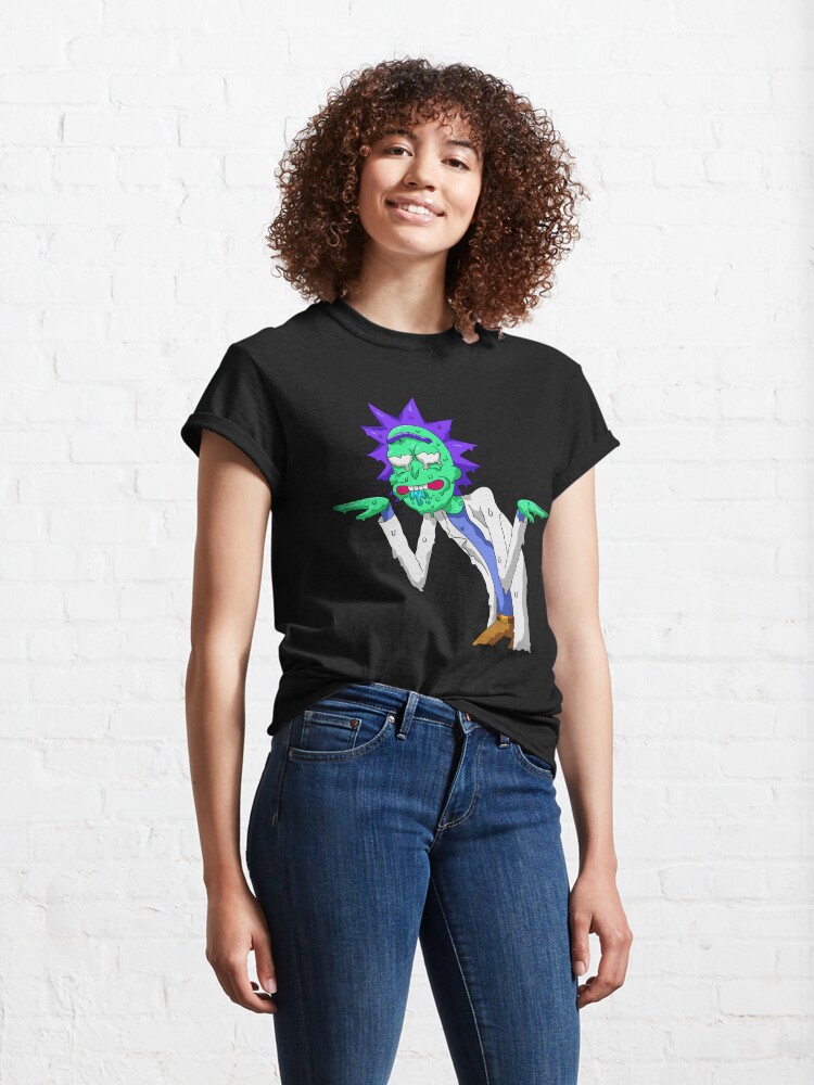 Alternate view of Copy of rick and morty get schwifty Classic T-Shirt