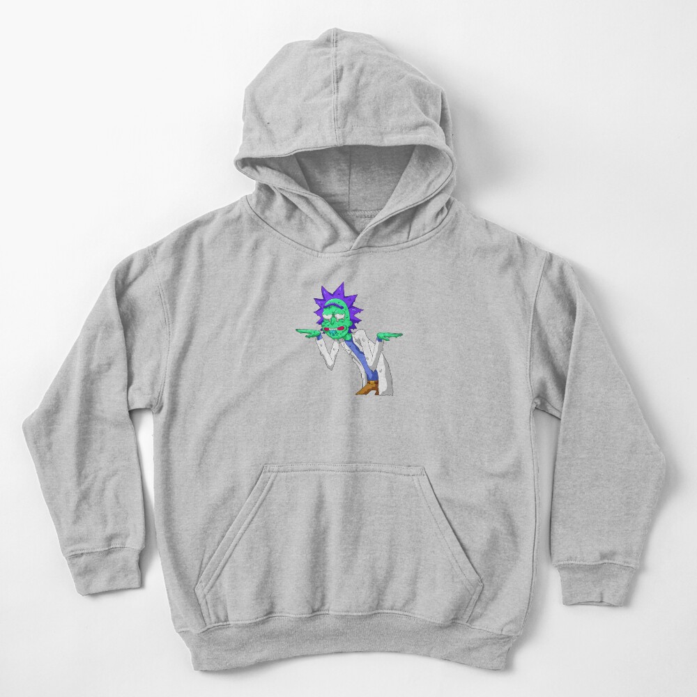 Copy of rick and morty get schwifty Kids Pullover Hoodie