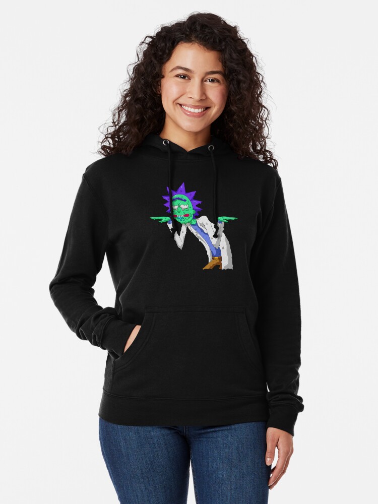 Alternate view of Copy of rick and morty get schwifty Lightweight Hoodie