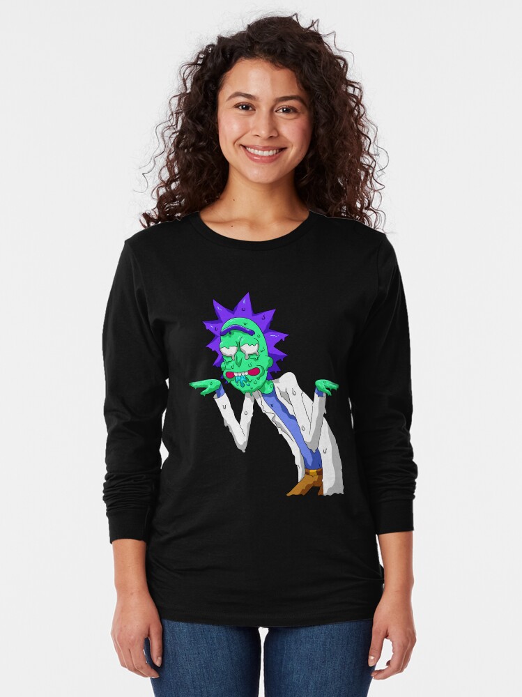 Alternate view of Copy of rick and morty get schwifty Long Sleeve T-Shirt