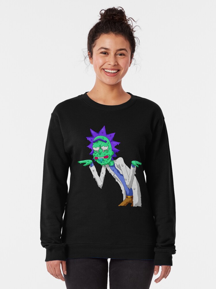 Alternate view of Copy of rick and morty get schwifty Pullover Sweatshirt