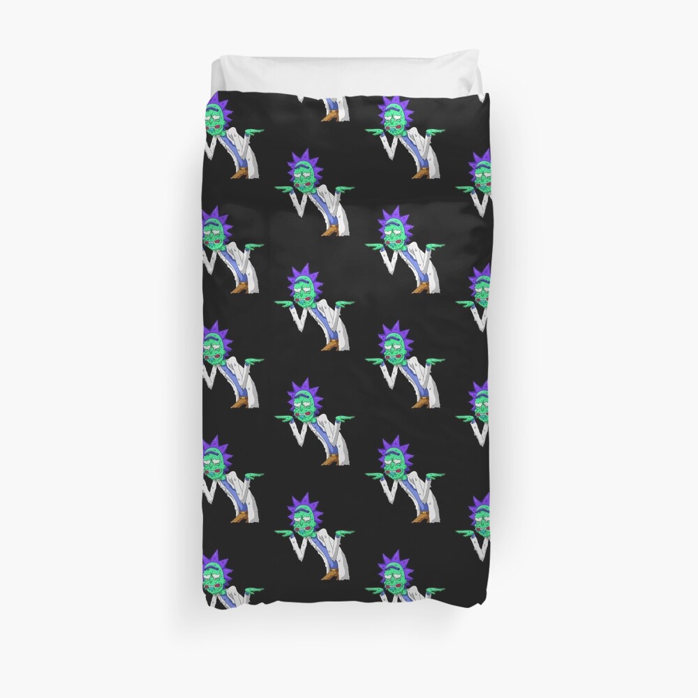 Copy of rick and morty get schwifty Duvet Cover