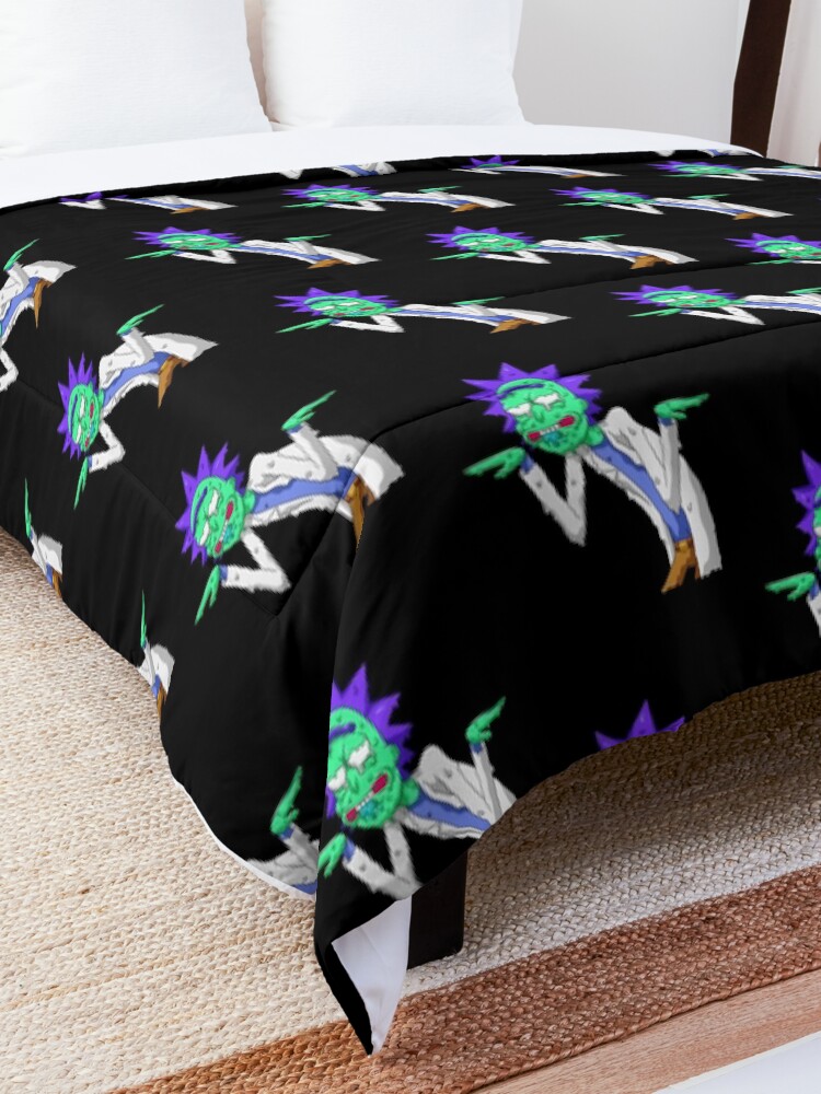 Alternate view of Copy of rick and morty get schwifty Comforter