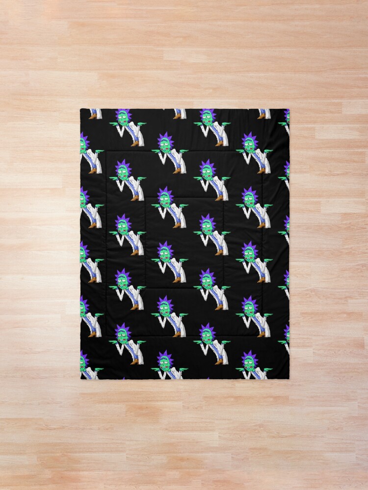Alternate view of Copy of rick and morty get schwifty Comforter