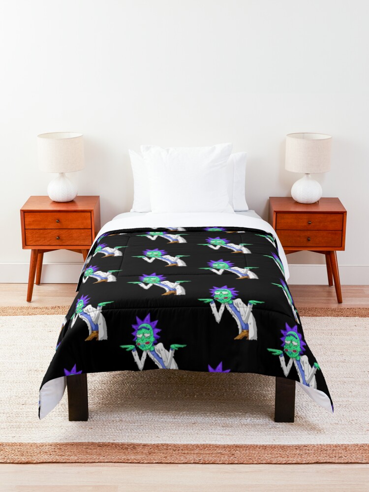 Alternate view of Copy of rick and morty get schwifty Comforter