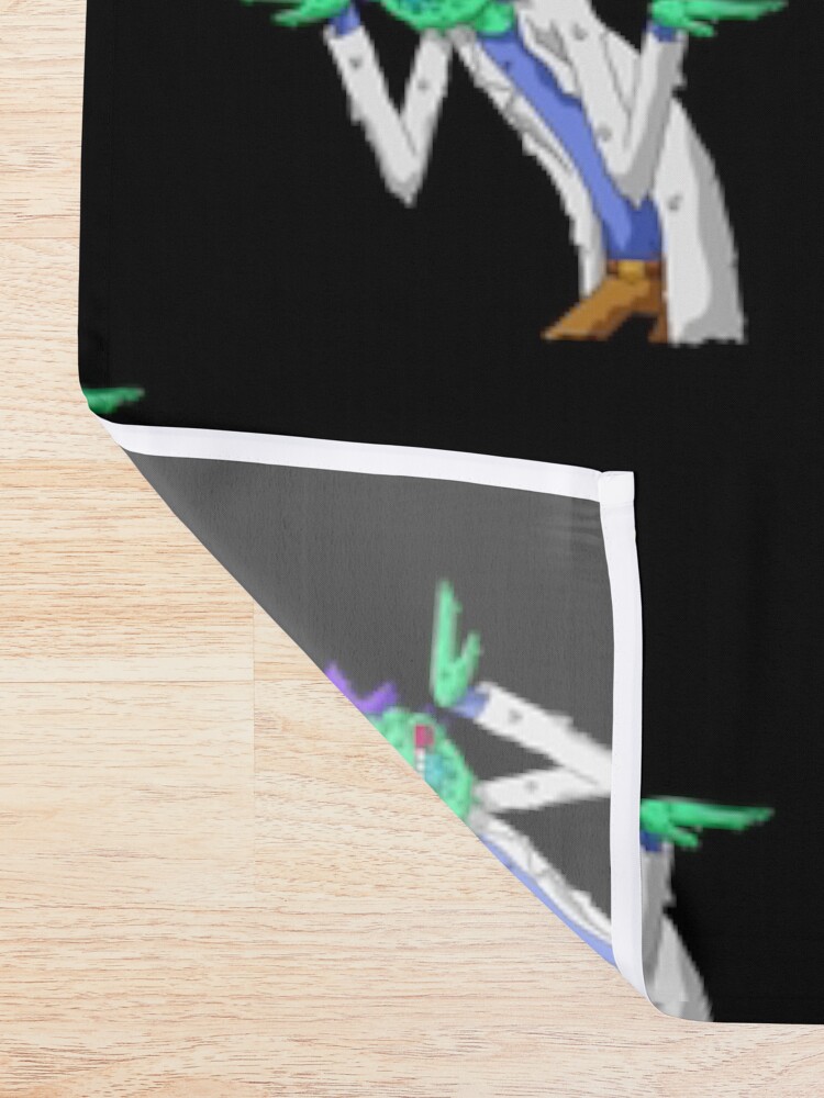 Alternate view of Copy of rick and morty get schwifty Shower Curtain