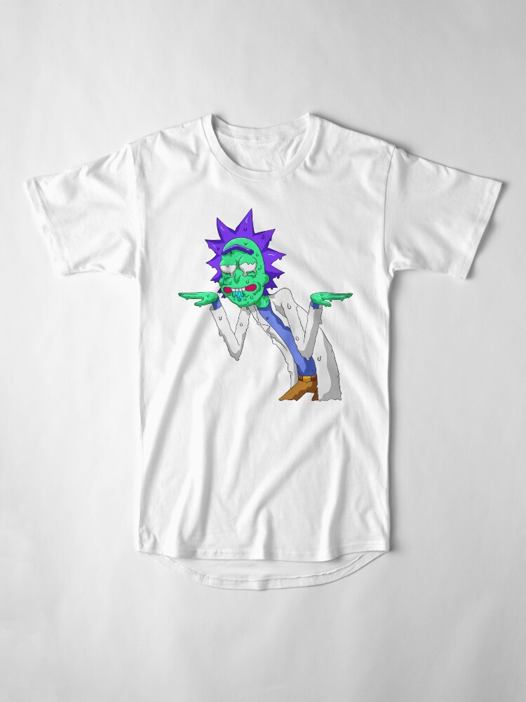 Alternate view of Copy of rick and morty get schwifty Long T-Shirt