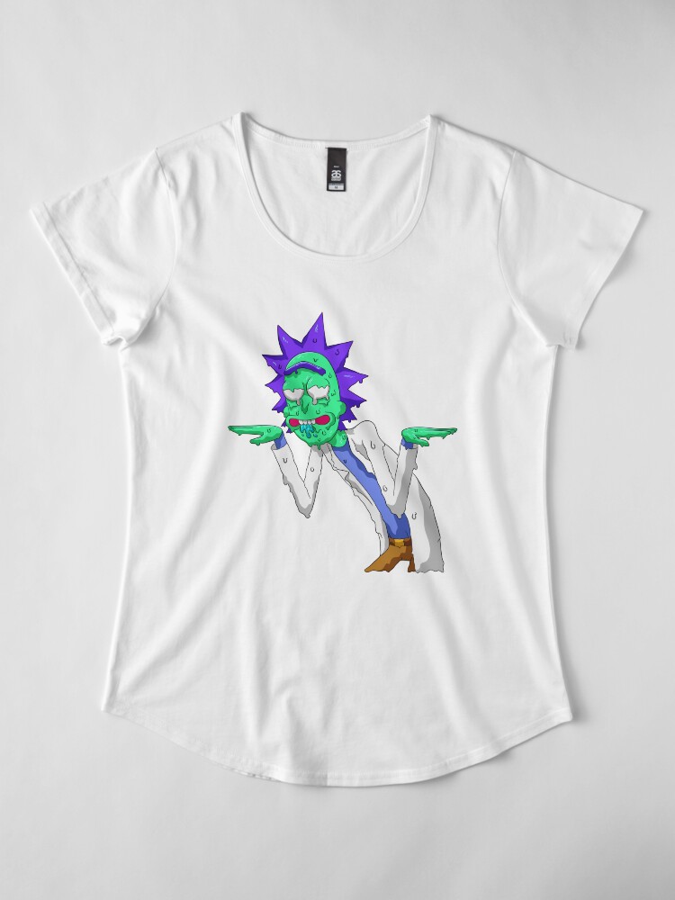 Alternate view of Copy of rick and morty get schwifty Premium Scoop T-Shirt