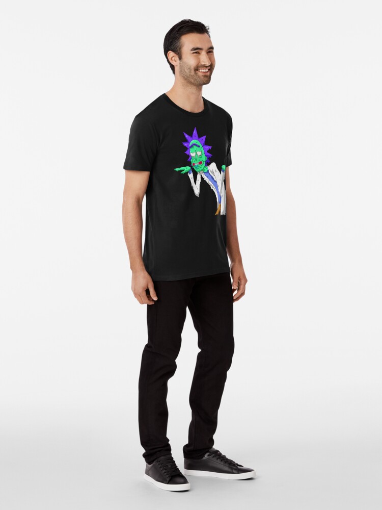 Alternate view of Copy of rick and morty get schwifty Premium T-Shirt