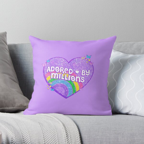ADORED BY MILLIONS Throw Pillow