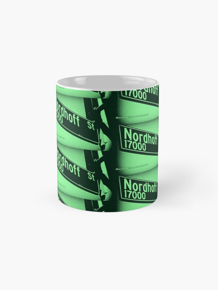 Alternate view of Nordhoff Street, SFV, Los Angeles, CA MINT CHIP by Mistah Wilson Mug