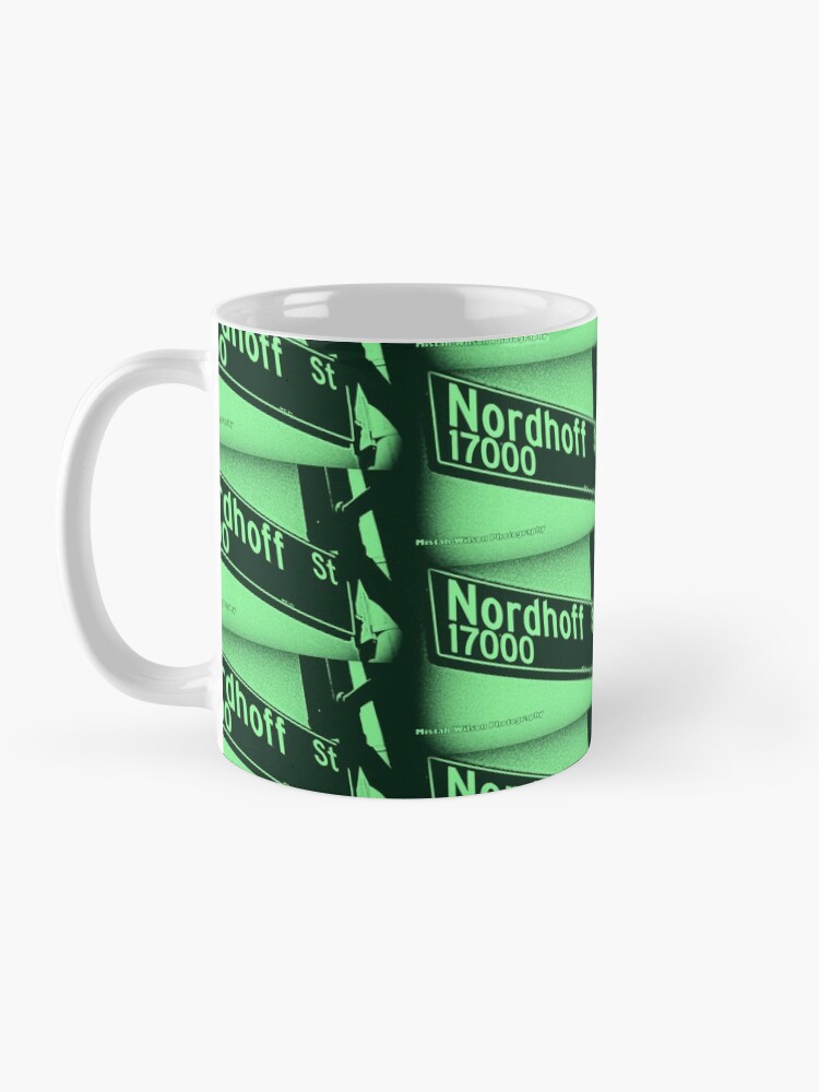 Alternate view of Nordhoff Street, SFV, Los Angeles, CA MINT CHIP by Mistah Wilson Mug