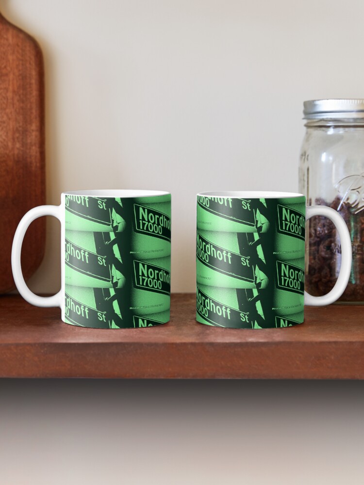 Alternate view of Nordhoff Street, SFV, Los Angeles, CA MINT CHIP by Mistah Wilson Mug