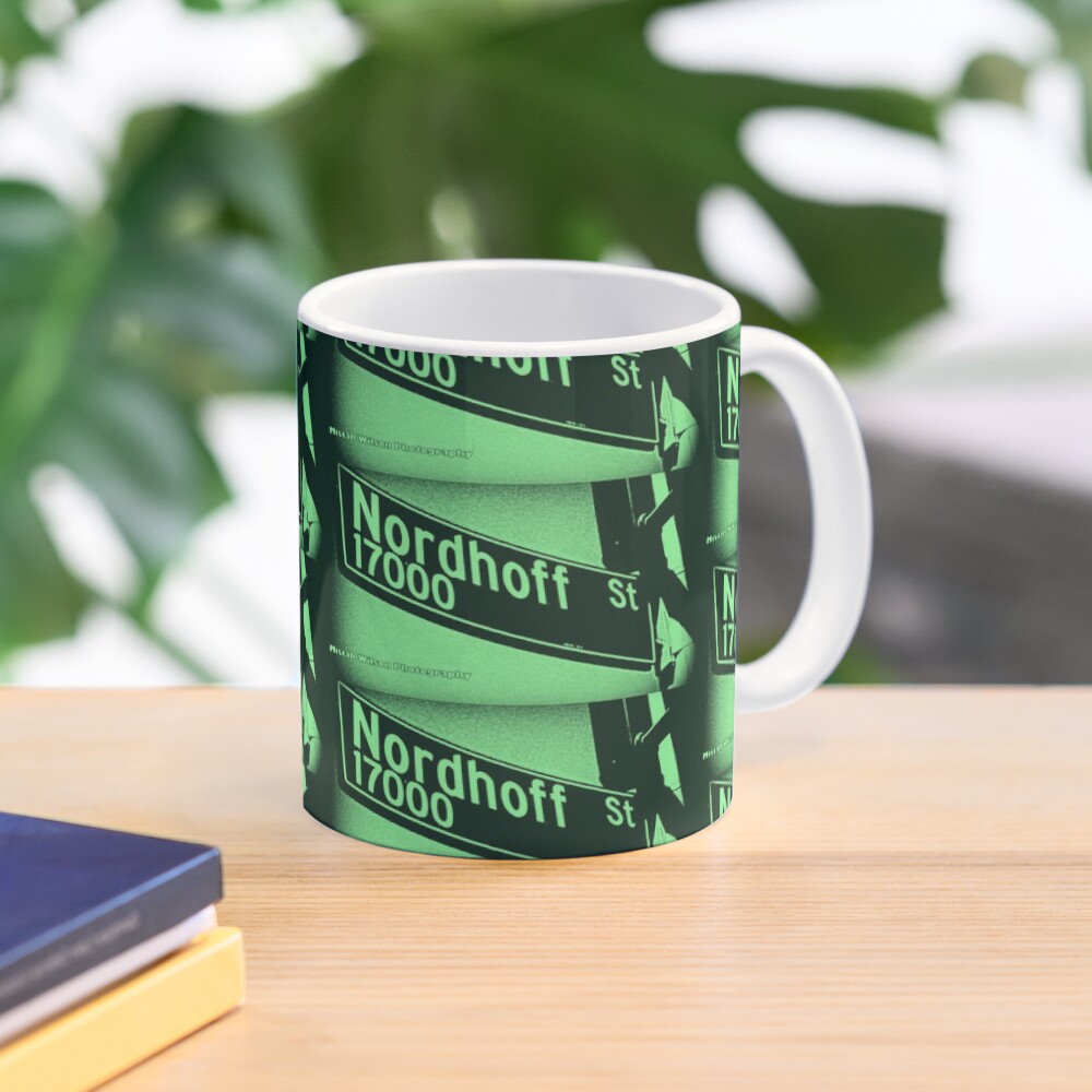 Nordhoff Street, SFV, Los Angeles, CA MINT CHIP by Mistah Wilson Mug