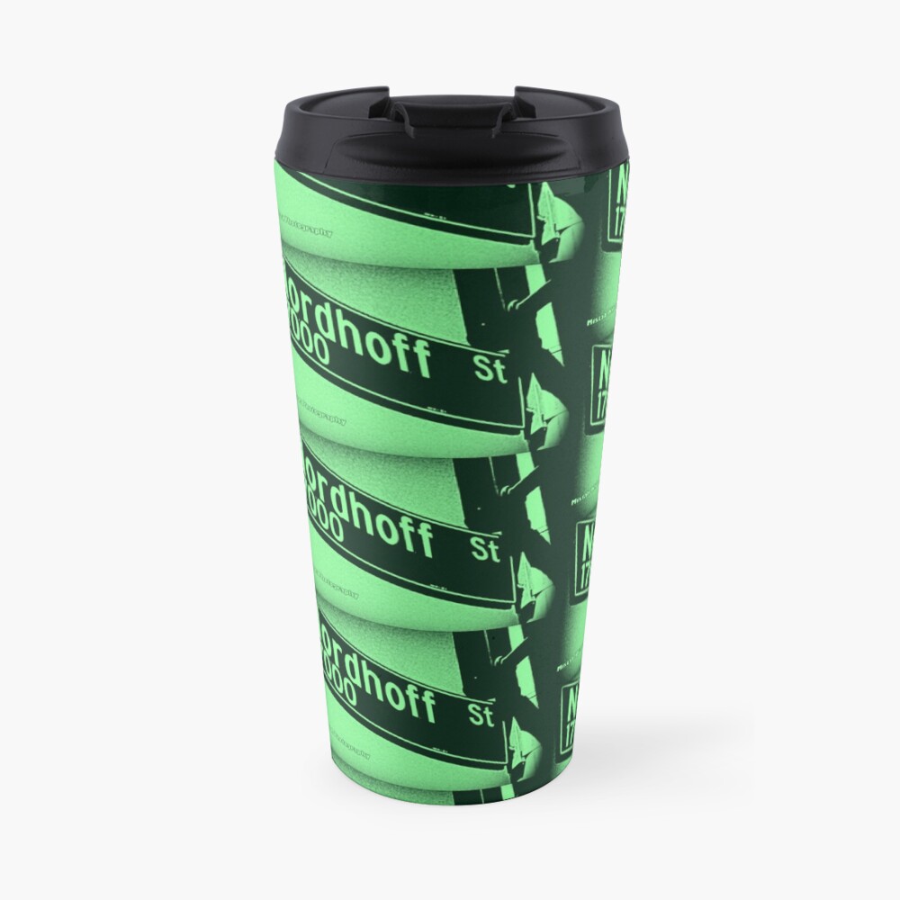 Nordhoff Street, SFV, Los Angeles, CA MINT CHIP by Mistah Wilson Travel Mug