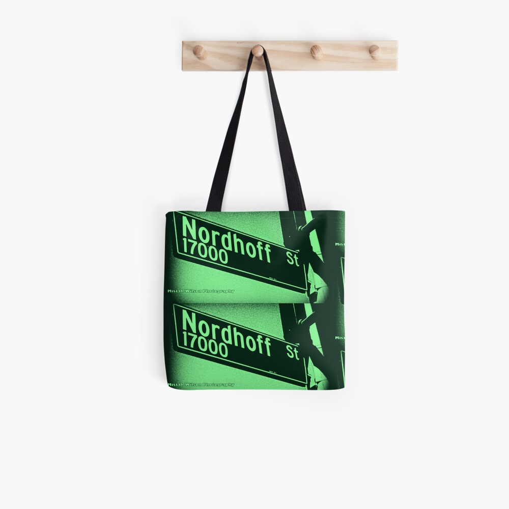 Nordhoff Street, SFV, Los Angeles, CA MINT CHIP by Mistah Wilson Tote Bag