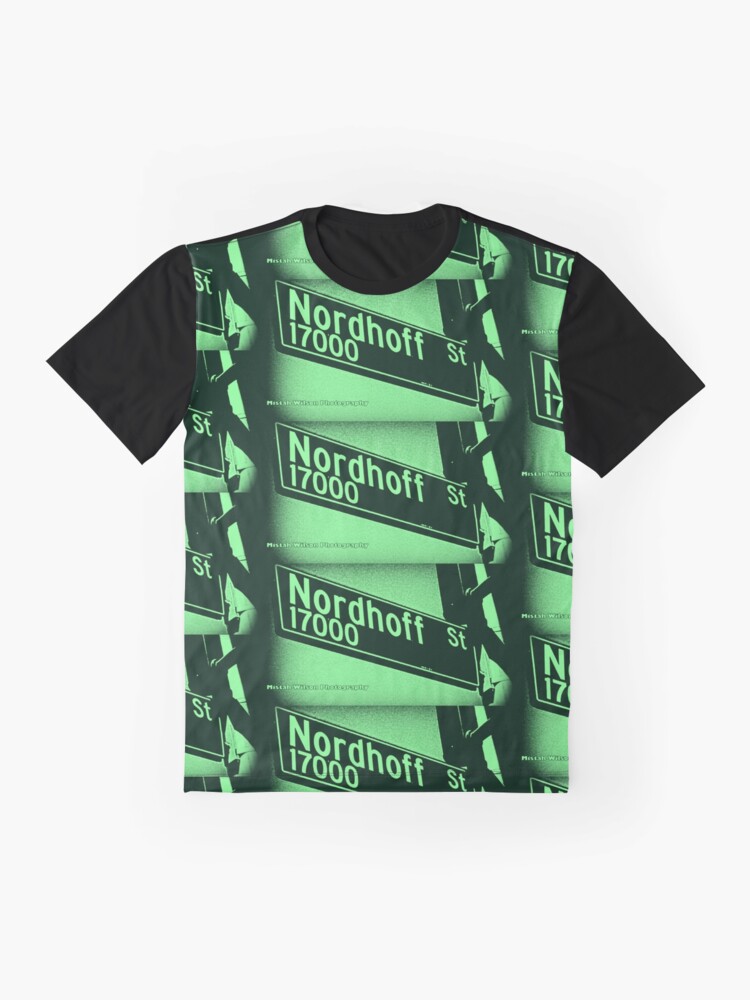 Alternate view of Nordhoff Street, SFV, Los Angeles, CA MINT CHIP by Mistah Wilson Graphic T-Shirt
