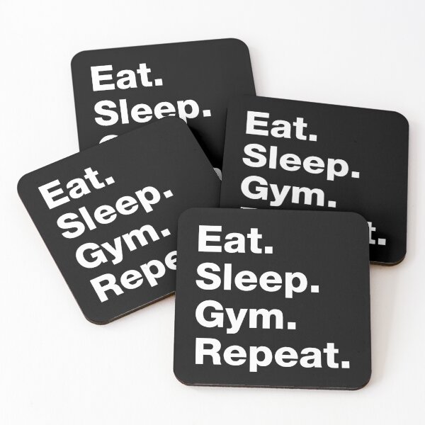 Item preview, Eat. Sleep. Gym. Repeat. designed and sold by squidgun.