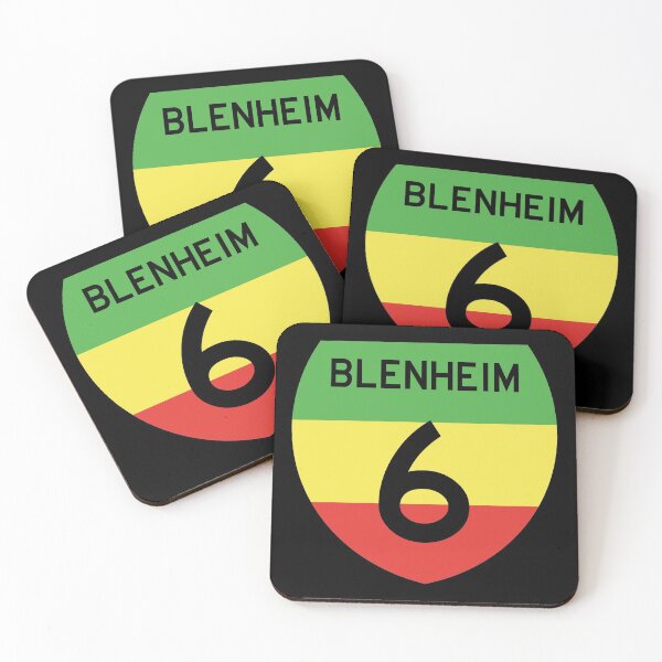 Item preview, State Highway 6 BLENHEIM in Rasta colours designed and sold by Kiwidom.