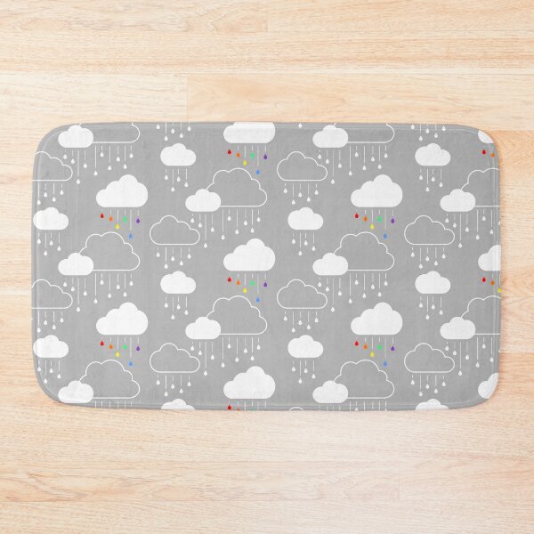 Item preview, Rainbow Rainclouds / Gray designed and sold by CAVU too Designs.