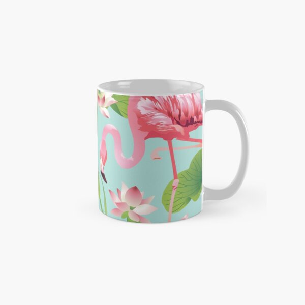 Item preview, Flamingos Pattern on Aqua - Kitschy Retro Pattern designed and sold by Lori-Goree.