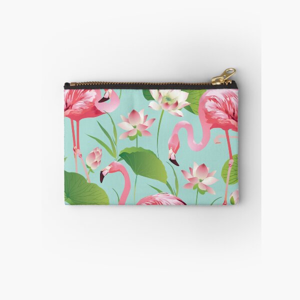 Item preview, Flamingos Pattern on Aqua - Kitschy Retro Pattern designed and sold by Lori-Goree.