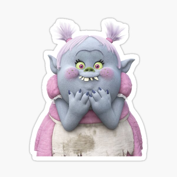 Trolls Movie Bridget Sticker Bumper Decal - ''SIZES