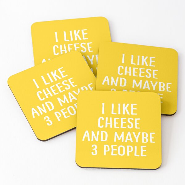 Item preview, I Like Cheese And Maybe 3 People designed and sold by teesaurus.