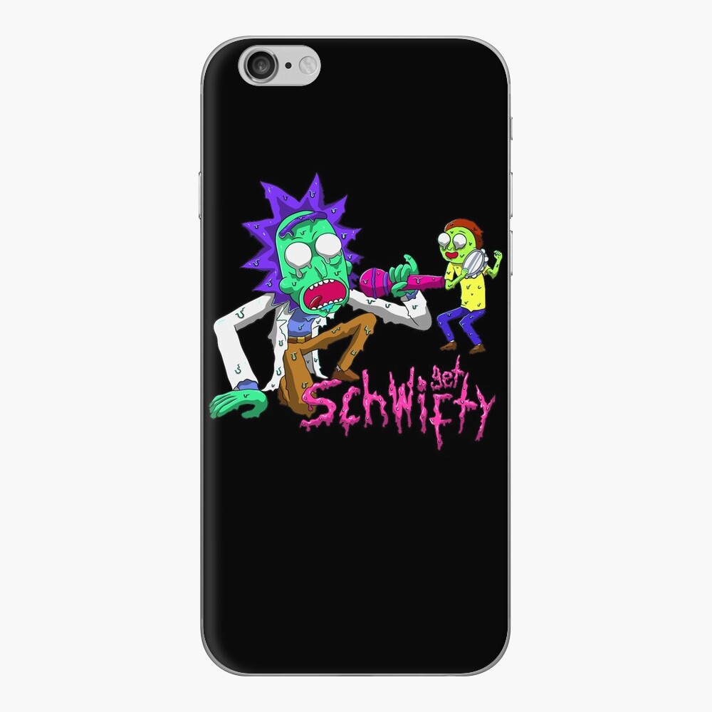 rick and morty get schwifty iPhone Skin