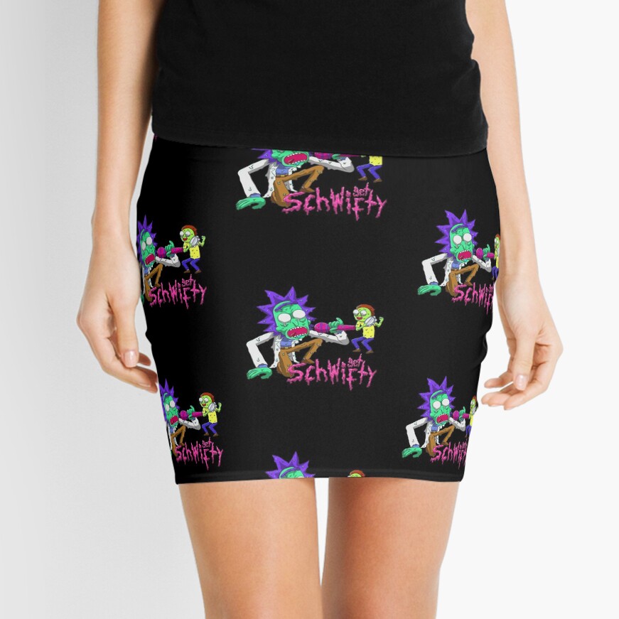 rick and morty get schwifty Mini Skirt