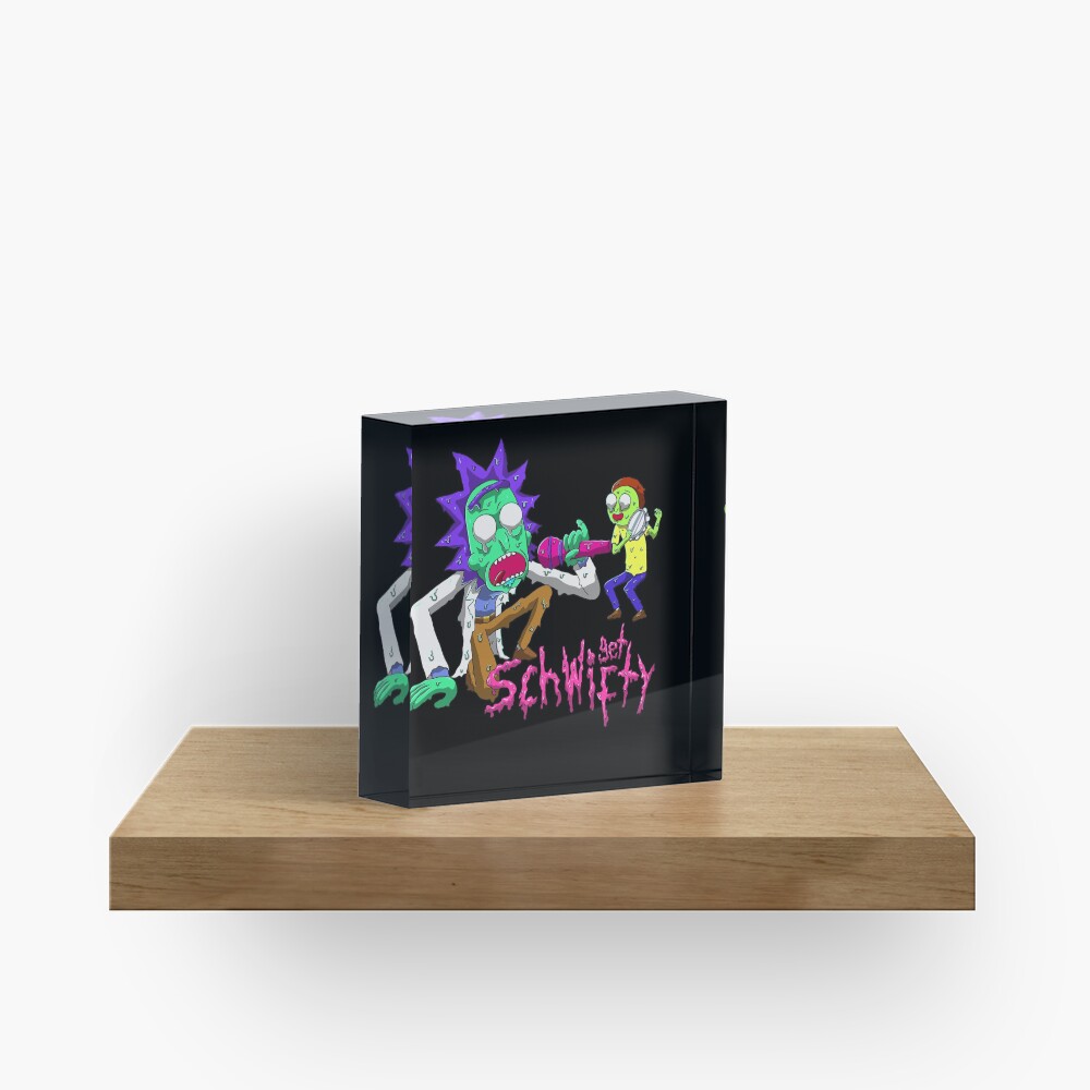 rick and morty get schwifty Acrylic Block