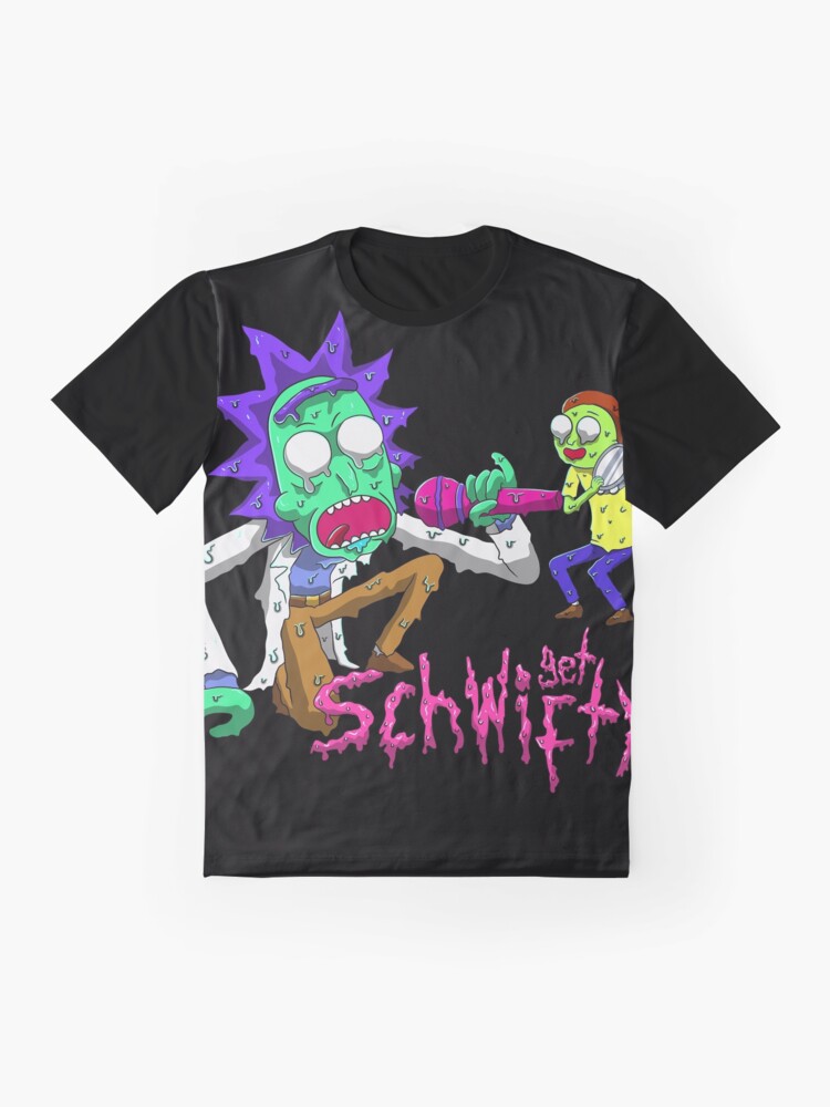 Alternate view of rick and morty get schwifty Graphic T-Shirt