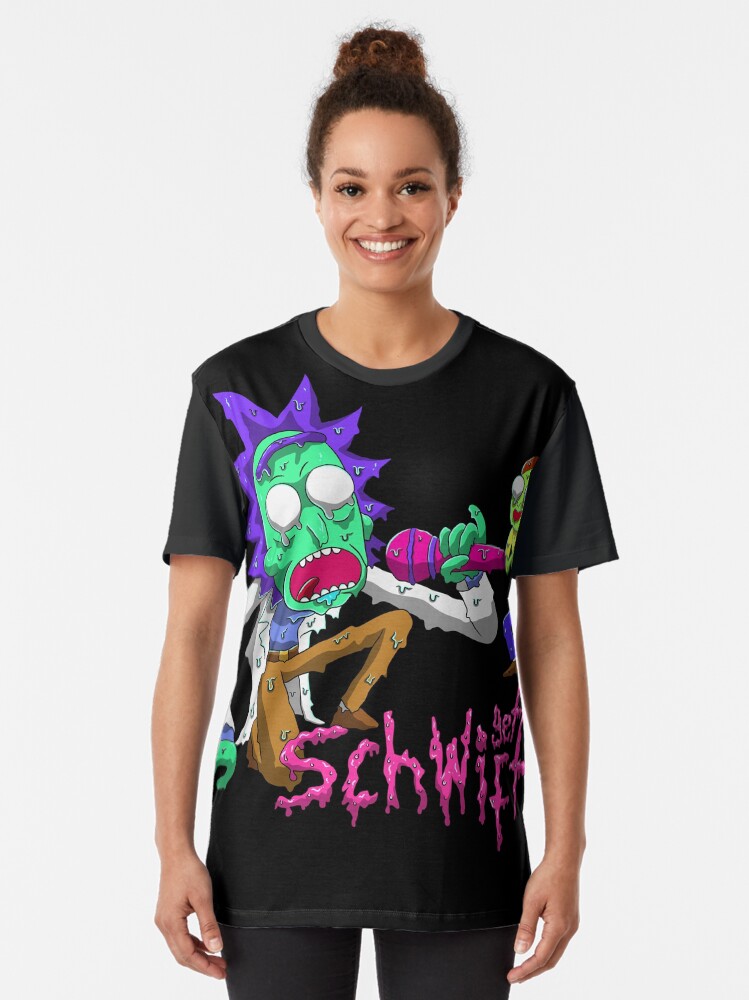 Alternate view of rick and morty get schwifty Graphic T-Shirt