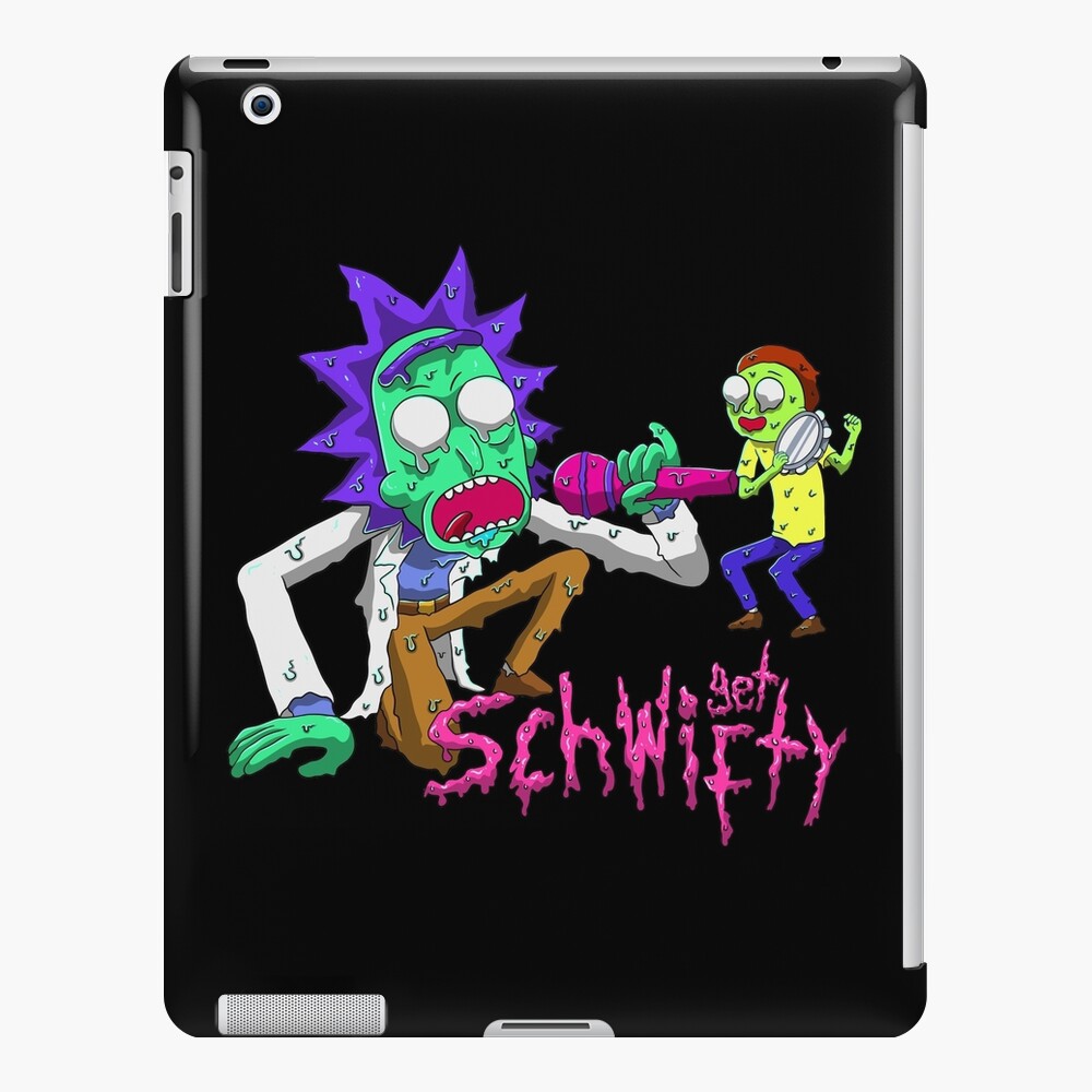 rick and morty get schwifty iPad Case & Skin