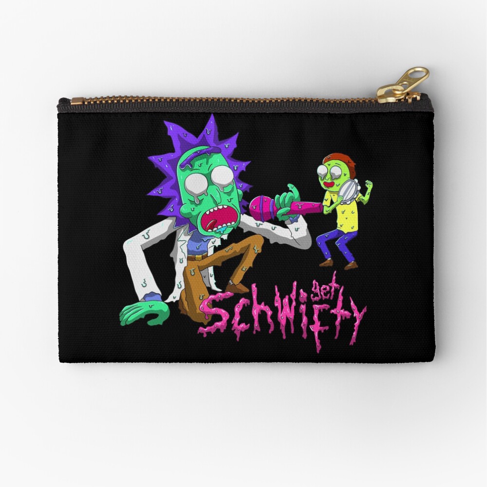 rick and morty get schwifty Zipper Pouch