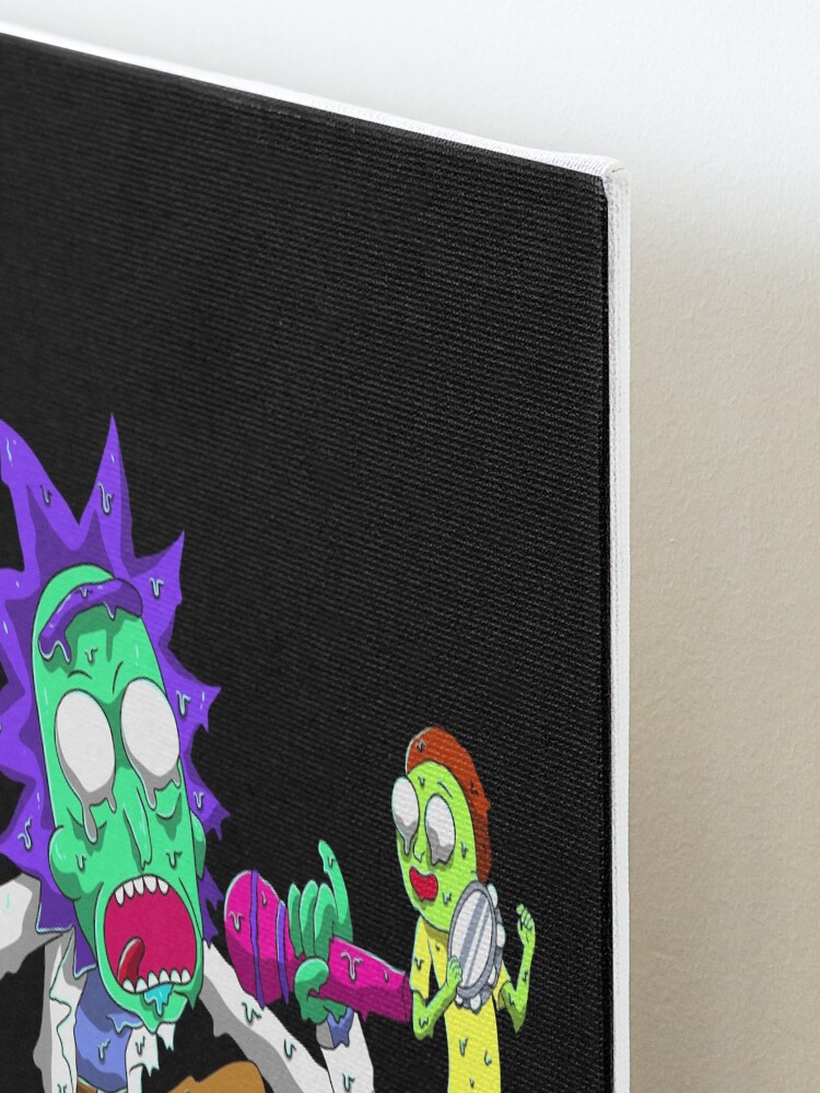 Alternate view of rick and morty get schwifty Mounted Print
