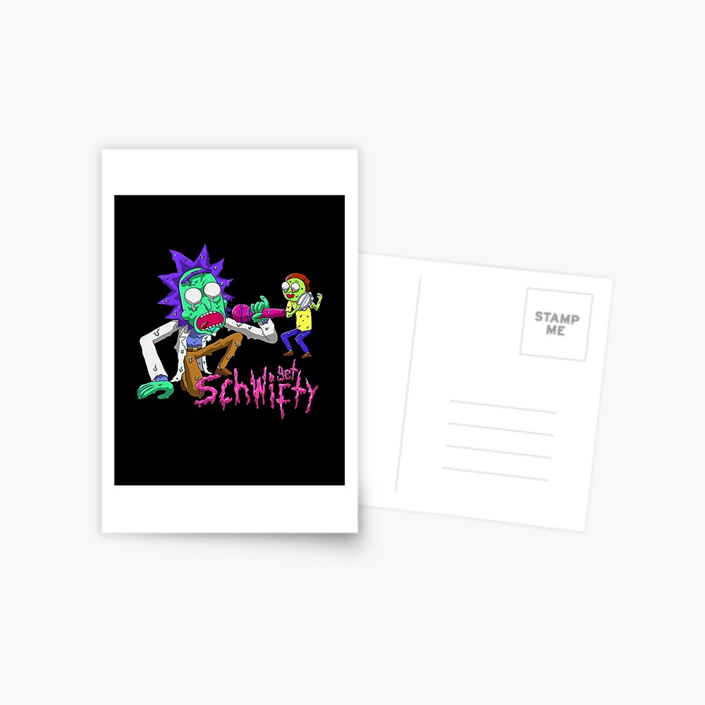 rick and morty get schwifty Postcard